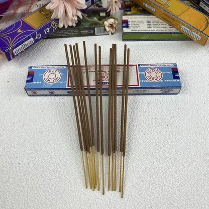 Box Of Satya Handmade Indian Incense Sticks (12 packets in a Large Box) SELECTION - ALOE WINGS STORE