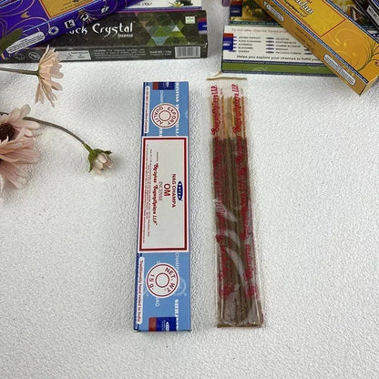 Box Of Satya Handmade Indian Incense Sticks (12 packets in a Large Box) SELECTION - ALOE WINGS STORE