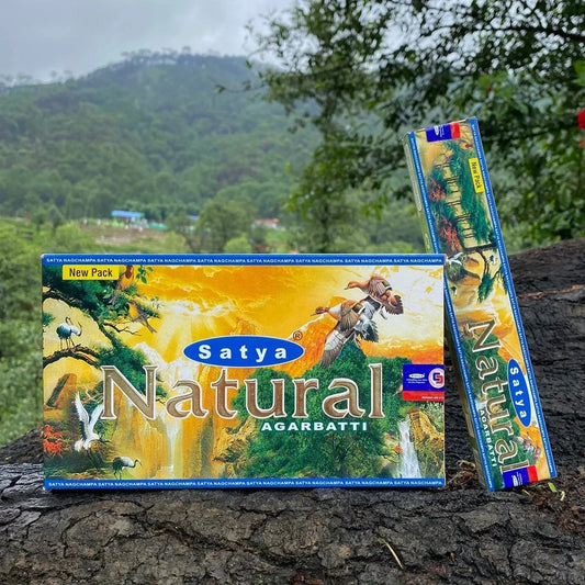 Box Of Satya Handmade Indian Incense Sticks (12 packets in a Large Box) SELECTION - ALOE WINGS STORE