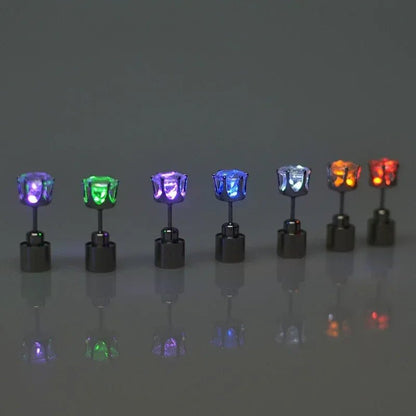 Unique Colorful LED Luminous Ear Studs SELECTION - ALOE WINGS STORE