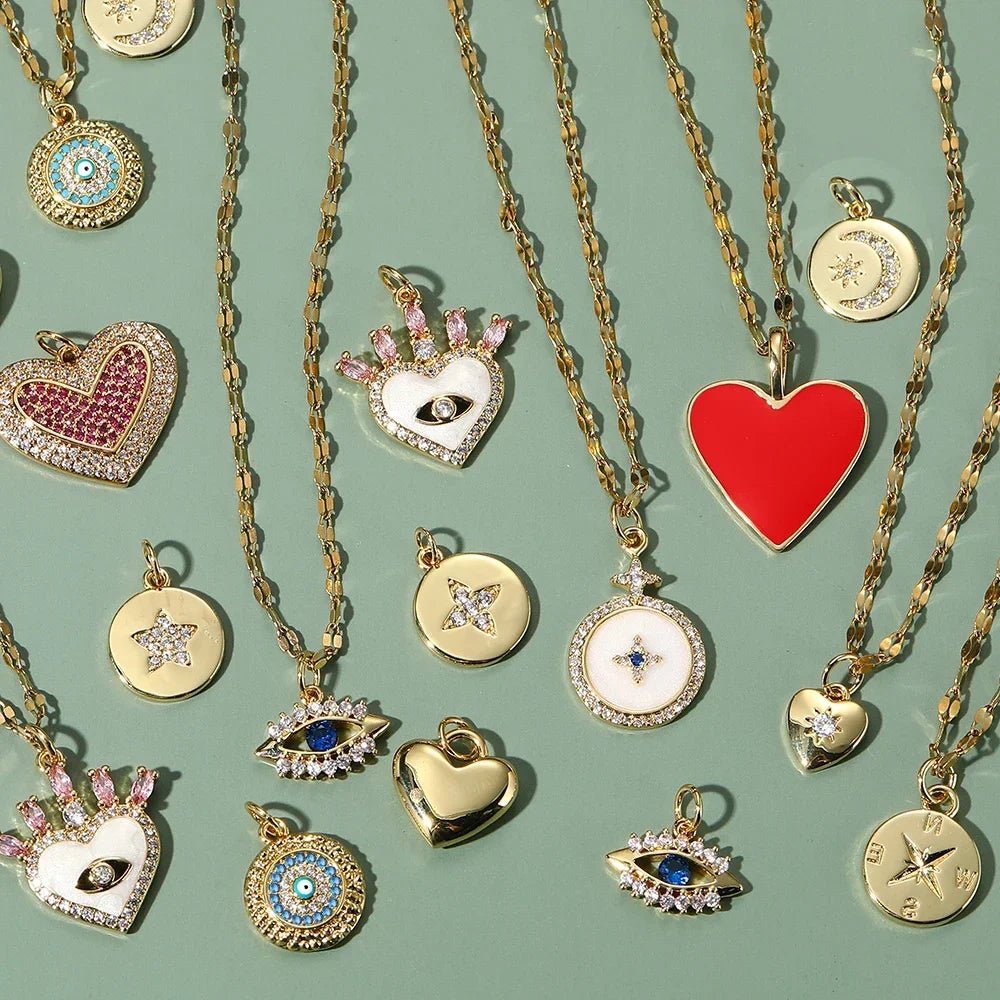Trendy Lucky Charm Pendants - ALOE WINGS STORE