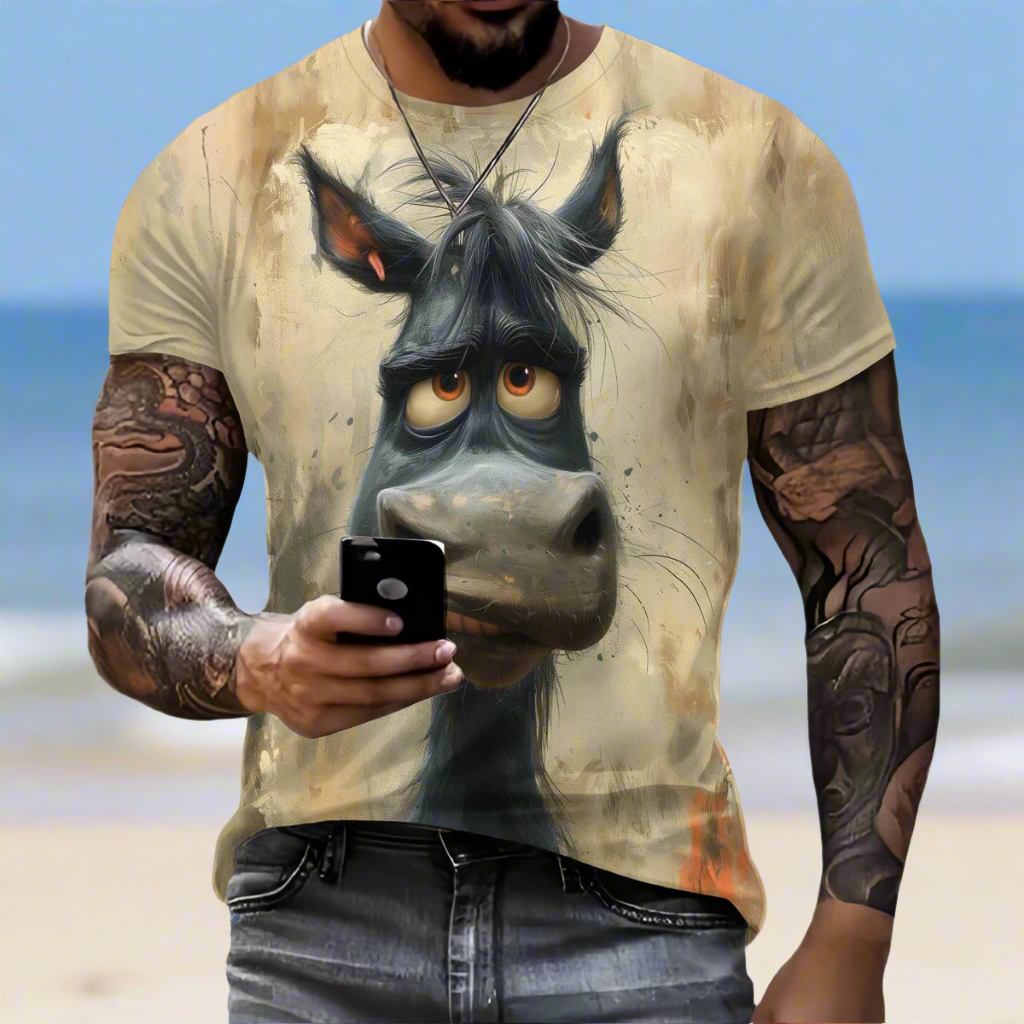 Men’s 3D Printed Funny Animal T-Shirt Collection - ALOE WINGS STORE