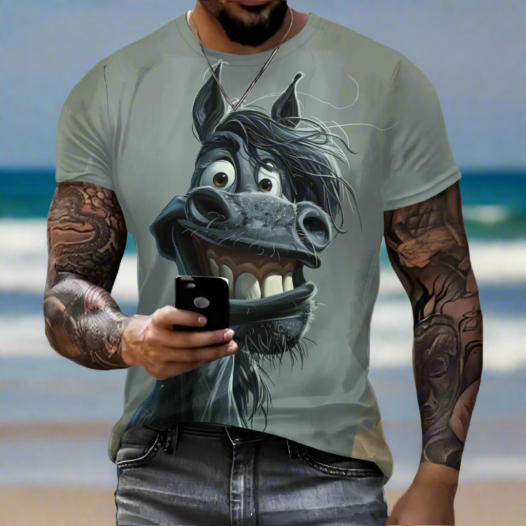 Men’s 3D Printed Funny Animal T-Shirt Collection - ALOE WINGS STORE
