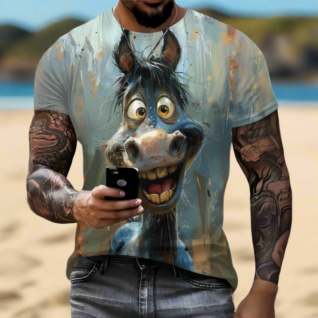 Men’s 3D Printed Funny Animal T-Shirt Collection - ALOE WINGS STORE