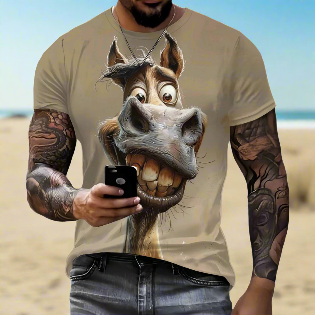 Men’s 3D Printed Funny Animal T-Shirt Collection - ALOE WINGS STORE
