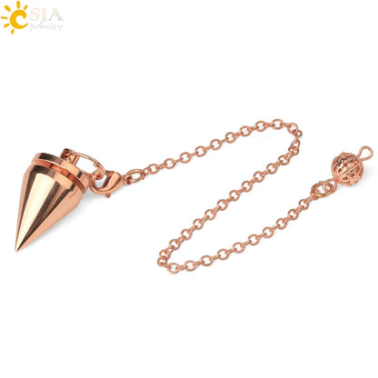Metal Pendulum for Dowsing SELECTION - ALOE WINGS STORE