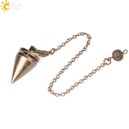 Metal Pendulum for Dowsing SELECTION - ALOE WINGS STORE