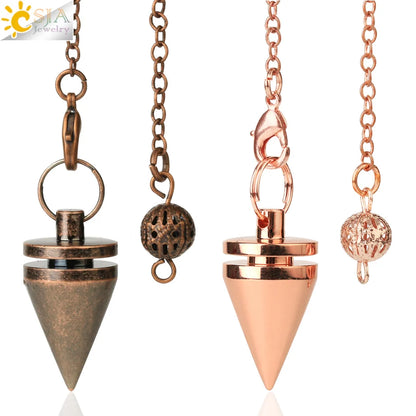 Metal Pendulum for Dowsing SELECTION - ALOE WINGS STORE