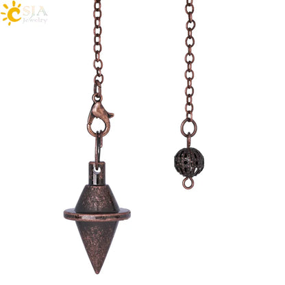 Metal Pendulum for Dowsing SELECTION - ALOE WINGS STORE