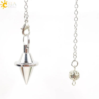 Metal Pendulum for Dowsing SELECTION - ALOE WINGS STORE