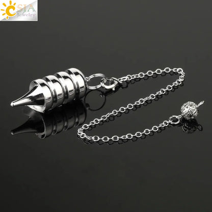 Metal Pendulum for Dowsing SELECTION - ALOE WINGS STORE