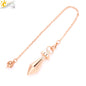 Metal Pendulum for Dowsing SELECTION - ALOE WINGS STORE