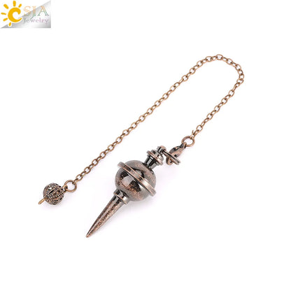 Metal Pendulum for Dowsing SELECTION - ALOE WINGS STORE