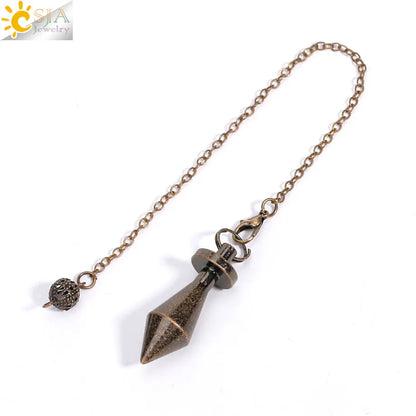 Metal Pendulum for Dowsing SELECTION-ALOE WINGS STORE