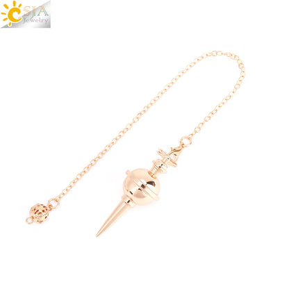 Metal Pendulum for Dowsing SELECTION-ALOE WINGS STORE