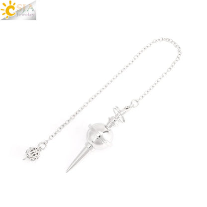 Metal Pendulum for Dowsing SELECTION-ALOE WINGS STORE