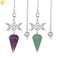 Metal Pendulum for Dowsing SELECTION-ALOE WINGS STORE