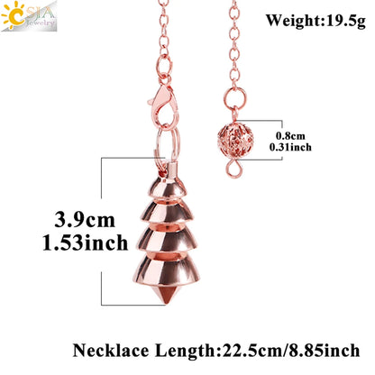 Metal Pendulum for Dowsing SELECTION-ALOE WINGS STORE