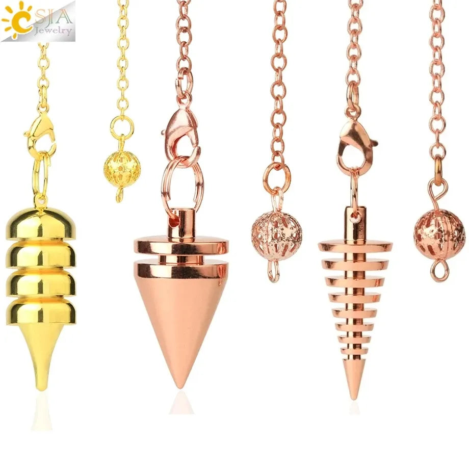 Metal Pendulum for Dowsing SELECTION-ALOE WINGS STORE