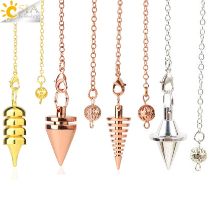 Metal Pendulum for Dowsing SELECTION-ALOE WINGS STORE