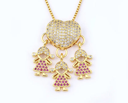 Mother's Day Crystal Zircona Necklace Selection - ALOE WINGS STORE