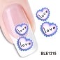 Love Bear Cartoon Waterproof Water Transfer Nails Art Sticker Selection - ALOE WINGS STORE