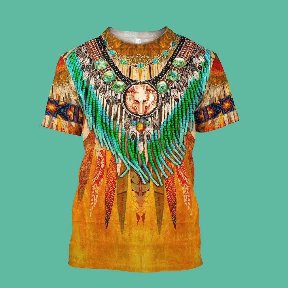 Native Indian Casual T-Shirt Collection (XS TO 5XL) - ALOE WINGS STORE