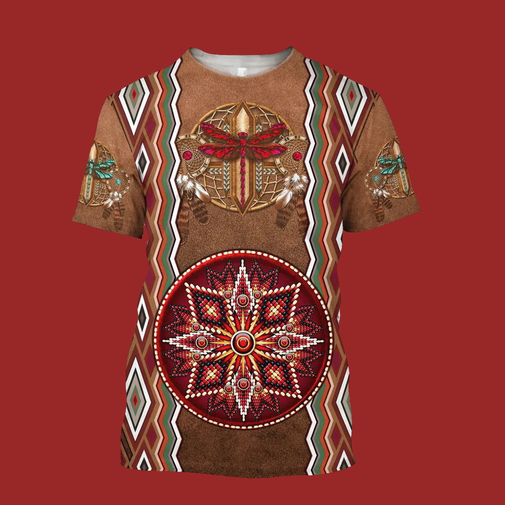 Native Indian Casual T-Shirt Collection (XS TO 5XL) - ALOE WINGS STORE