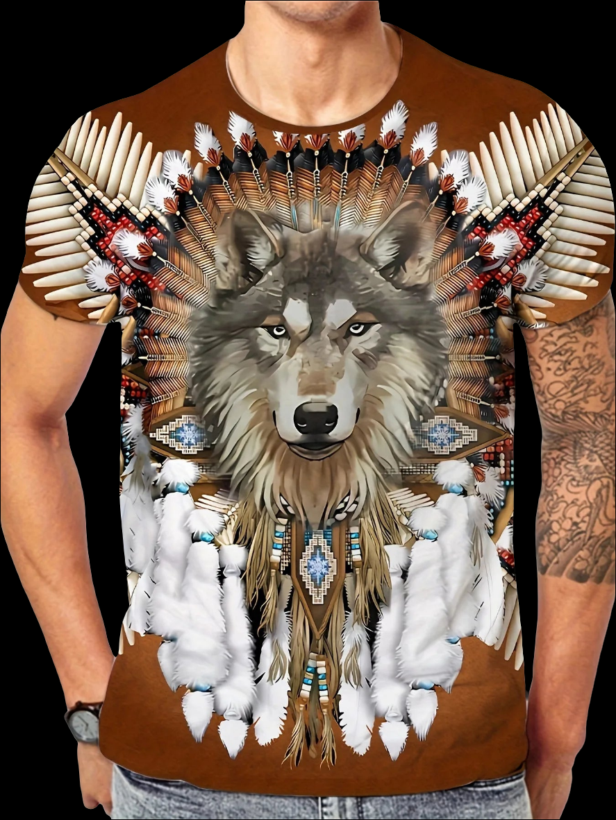 Native Indian Casual T-Shirt Collection (XS TO 5XL) - ALOE WINGS STORE