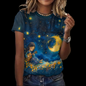 Cute Nigh Sky Animation Designs T-Shirts (S-3XL) - ALOE WINGS STORE