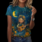 Cute Nigh Sky Animation Designs T-Shirts (S-3XL) - ALOE WINGS STORE