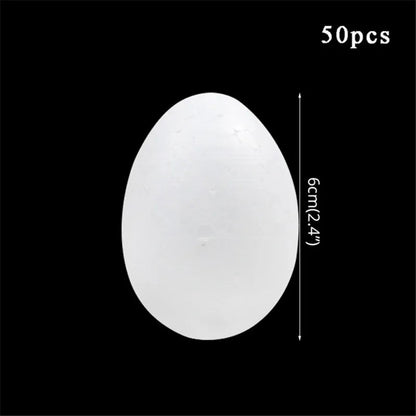 50pcs Easter DIY Decoration Foam Eggs - ALOE WINGS STORE