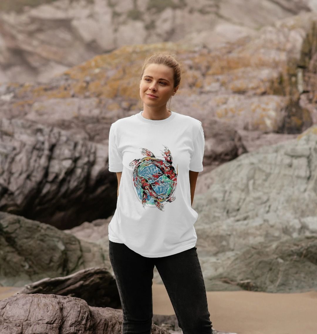 Unisex Fish World Sketch T-Shirt (SX- 5XL) - ALOE WINGS STORE