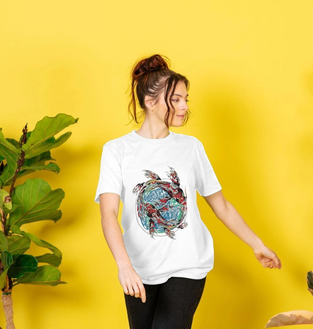 Unisex Fish World Sketch T-Shirt (SX- 5XL) - ALOE WINGS STORE
