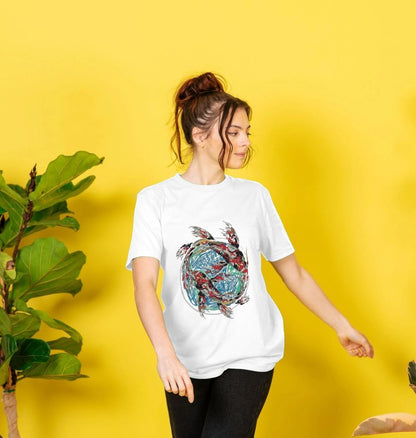 Unisex Fish World Sketch T-Shirt (SX- 5XL) - ALOE WINGS STORE