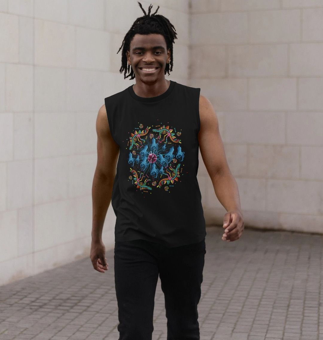 Pre-historic Creatures Tank Top - ALOE WINGS STORE