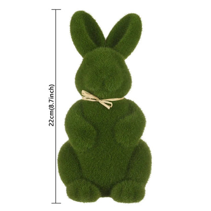 Easter Moss Rabbit Figurine (SELECTION) - ALOE WINGS STORE