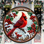 Vibrant Cardinal Bird Sun Catcher – Colourful Acrylic Window Ornaments - ALOE WINGS STORE