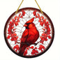 Vibrant Cardinal Bird Sun Catcher – Colourful Acrylic Window Ornaments - ALOE WINGS STORE