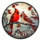 Vibrant Cardinal Bird Sun Catcher – Colourful Acrylic Window Ornaments - ALOE WINGS STORE