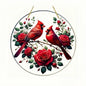 Vibrant Cardinal Bird Sun Catcher – Colourful Acrylic Window Ornaments - ALOE WINGS STORE