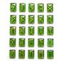 25 Healing Crystals Stone Viking Runes Set SELECTION - ALOE WINGS STORE