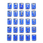 25 Healing Crystals Stone Viking Runes Set SELECTION - ALOE WINGS STORE