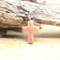 Crystal Quartz Cross Shape Pendant SELECTION - ALOE WINGS STORE