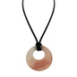 28mm Donut Shaped Healing Semi-precious Crystals Necklace - ALOE WINGS STORE