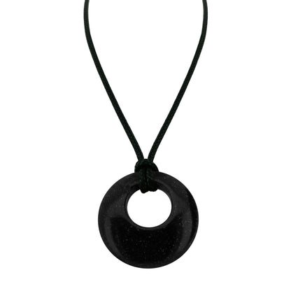 28mm Donut Shaped Healing Semi-precious Crystals Necklace - ALOE WINGS STORE