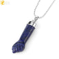Semi-Precious Gemstones Carved Fist Pendant SELECTION - ALOE WINGS STORE