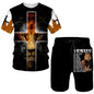 Lord Jesus Christ Lion Style Shorts and T-Shirt Selection - ALOE WINGS STORE