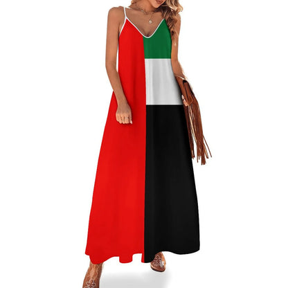 1.Emirates / Palestine coloured Long Dress Collection - ALOE WINGS STORE