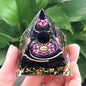 Energy Generator Crystal Gemstones Pyramid - ALOE WINGS STORE